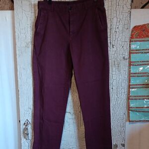 Brooks Brothers Rich Maroon Chinos